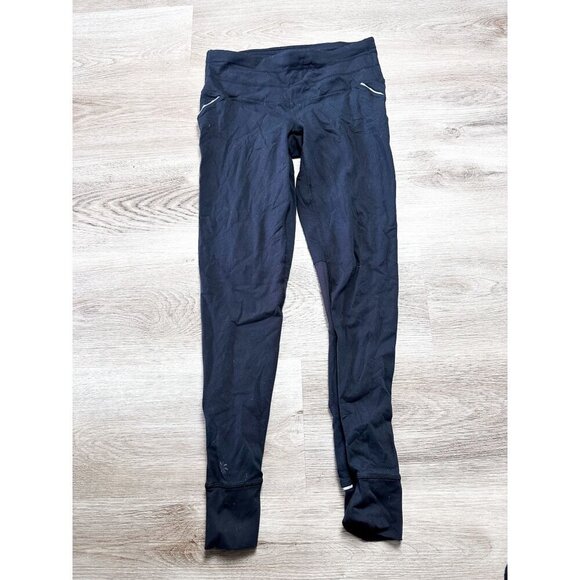 Athleta Black Active Performance Leggings Womens XS Athletic Activewear - Picture 1 of 13